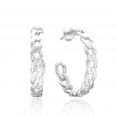 Cercei argint Chain Hoop DiAmanti DIA2822-EAR
